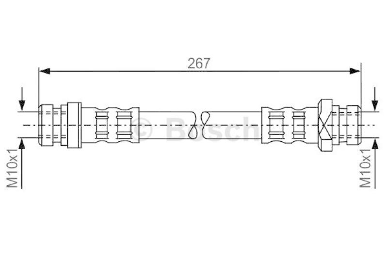 BOSCH Bremsschlauch 1 987 476 901