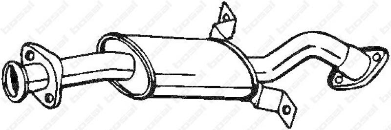 BOSAL Vorschalld&auml;mpfer 177-255
