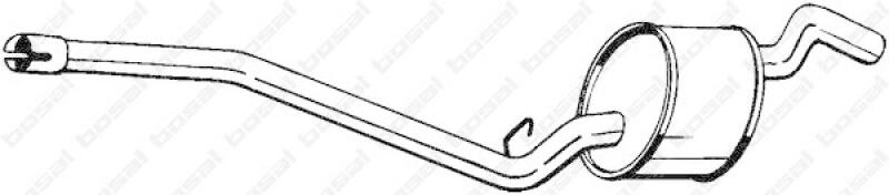 BOSAL Middle Silencer