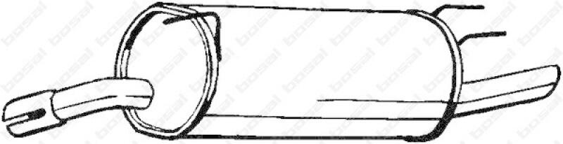 BOSAL Endschalld&auml;mpfer 185-357