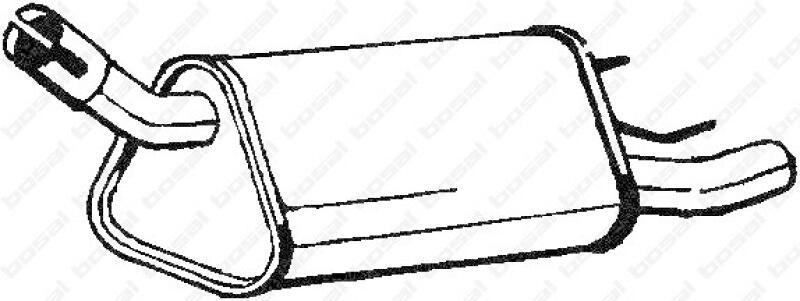 BOSAL Endschalld&auml;mpfer