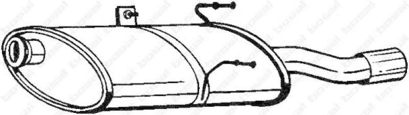 BOSAL Endschalld&auml;mpfer 190-925