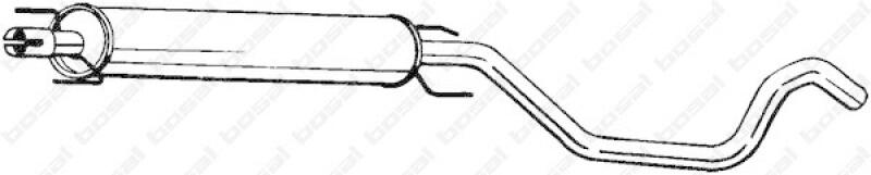 BOSAL Mittelschalld&auml;mpfer 286-423