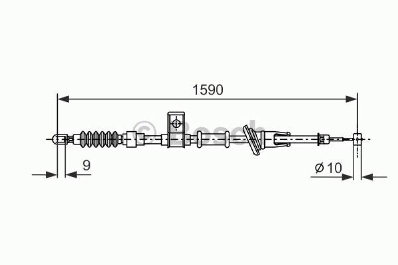 BOSCH Seilzug, Feststellbremse 1 987 477 530