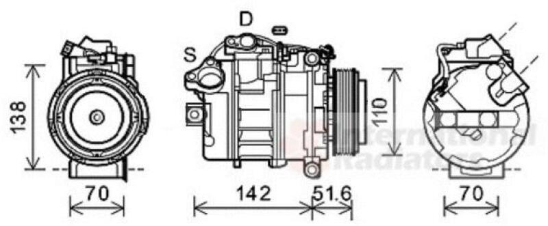 Compressor, air conditioning