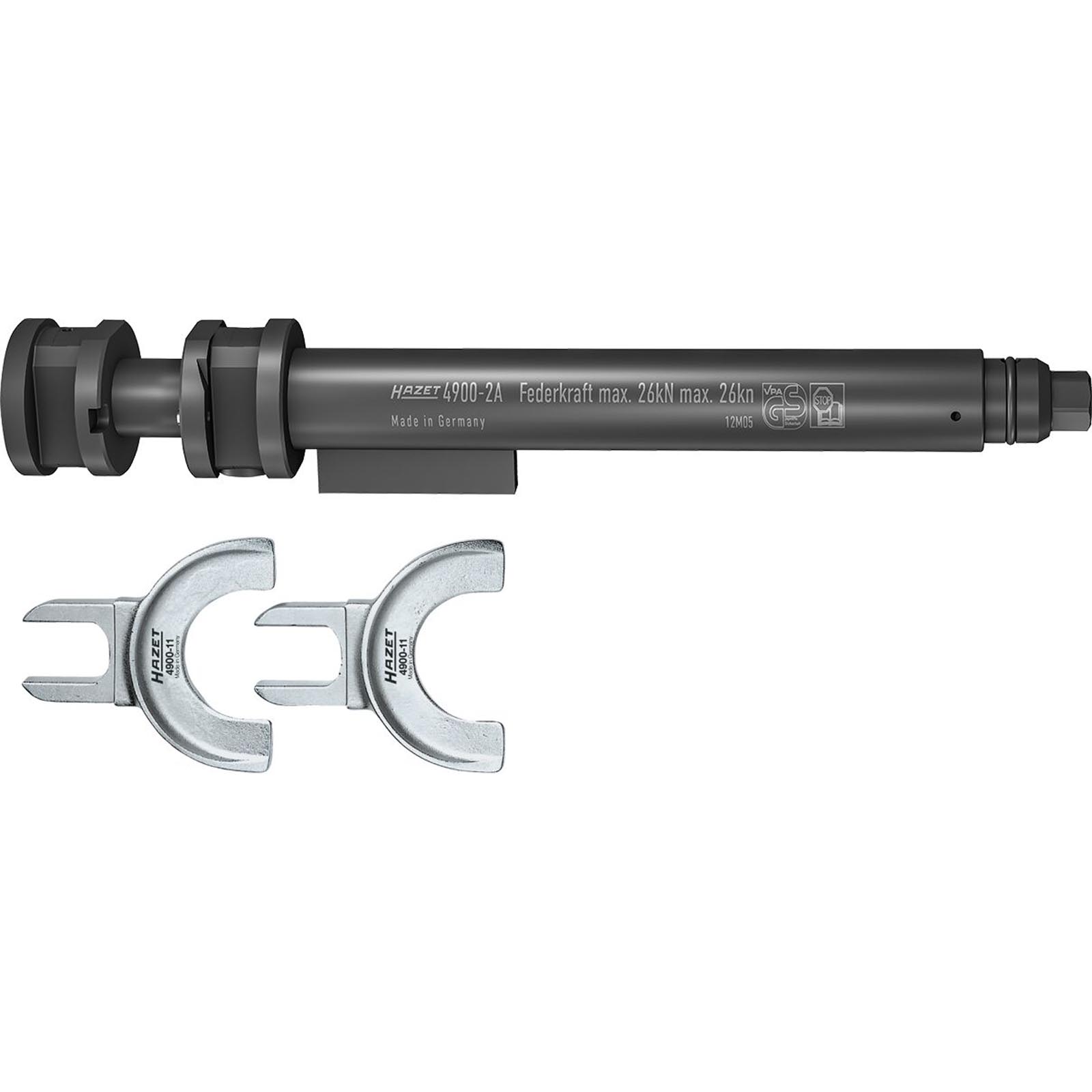 HAZET Spring Compressor Set, suspension spring Safety spring vice set
