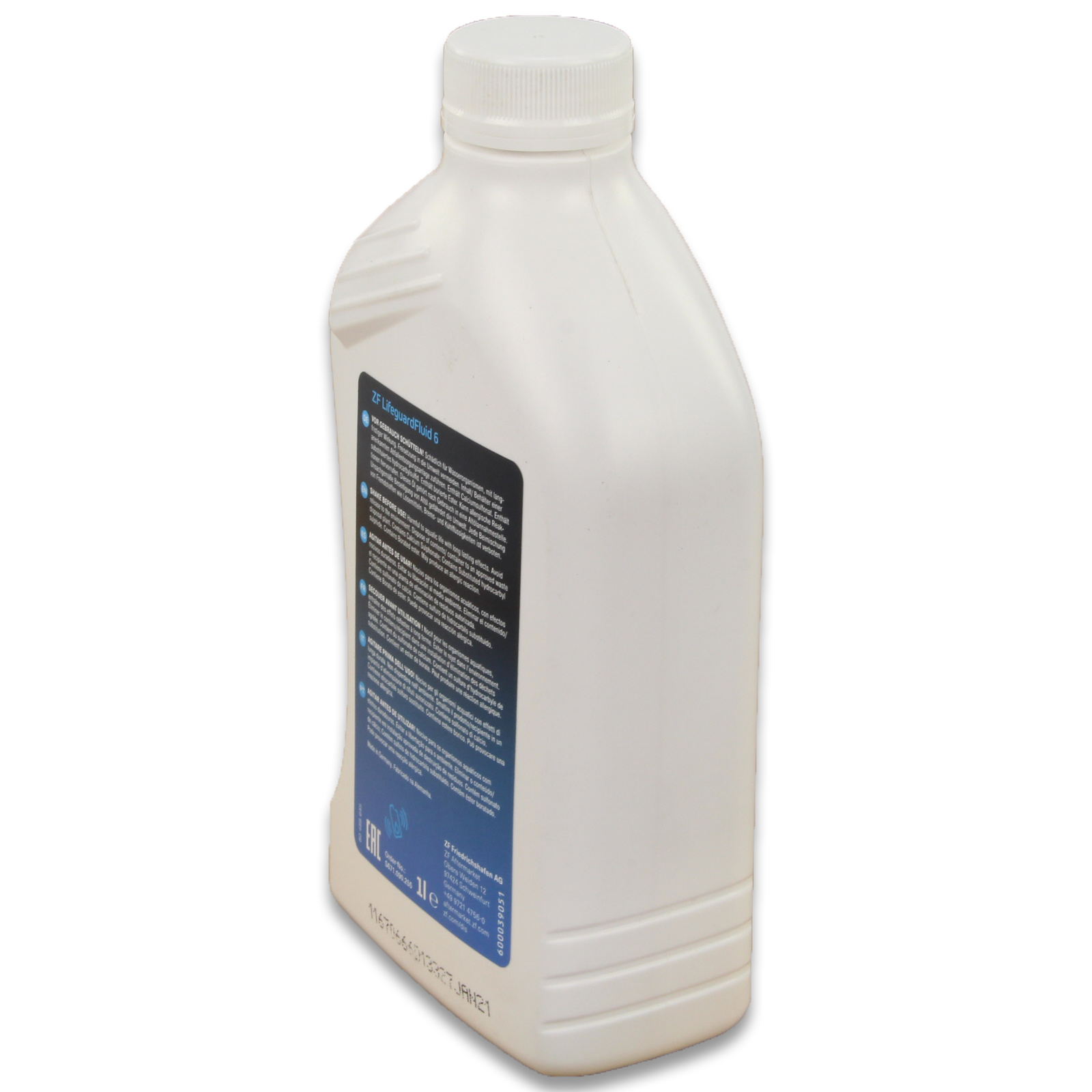 5x 1L ZF Life Guard 6 Automatikgetriebe&ouml;l Getriebe&ouml;l 6HP S671.090.255