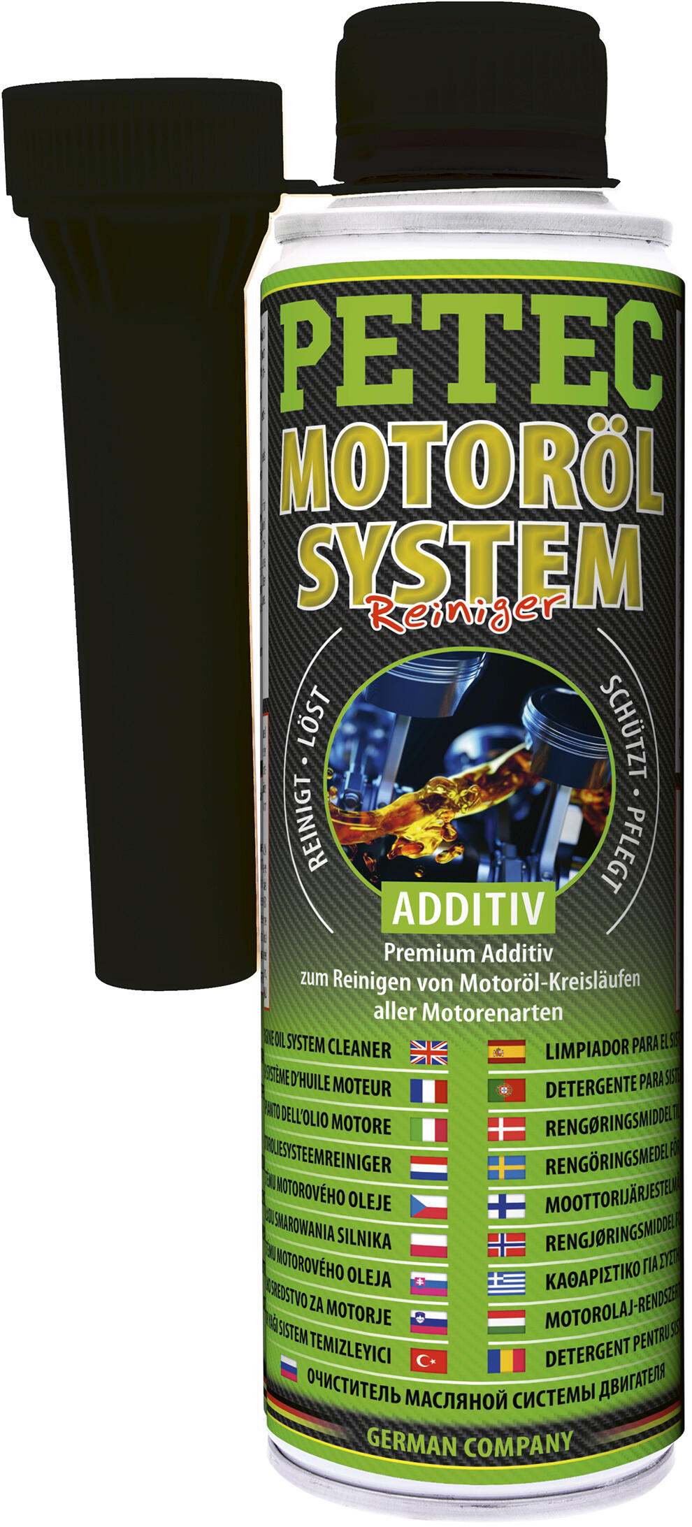 12x Petec Motorsp&uuml;lung 300ml Motor&ouml;lsystemreiniger passend f&uuml;r...