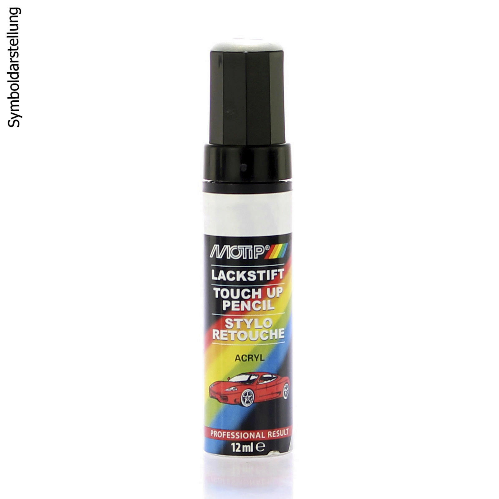 MOTIP Fahrzeug-Kombinationslack KOMPAKT AUTOLACK silber metallic 12 ml