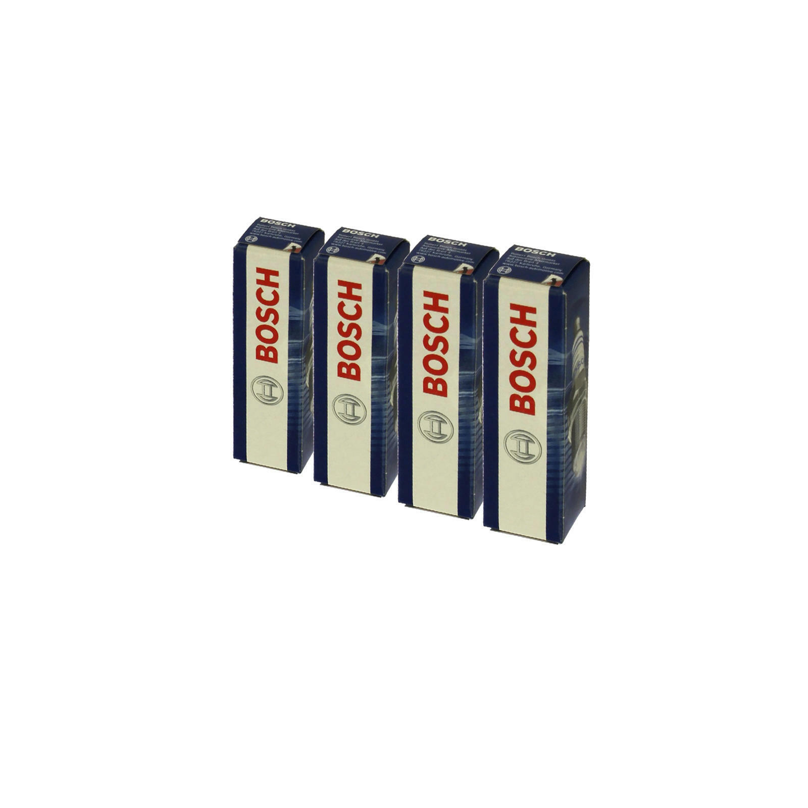 4x BOSCH Z&uuml;ndkerze passend f&uuml;r Renault Twingo 1 1.2 D7F706 VW Golf ...