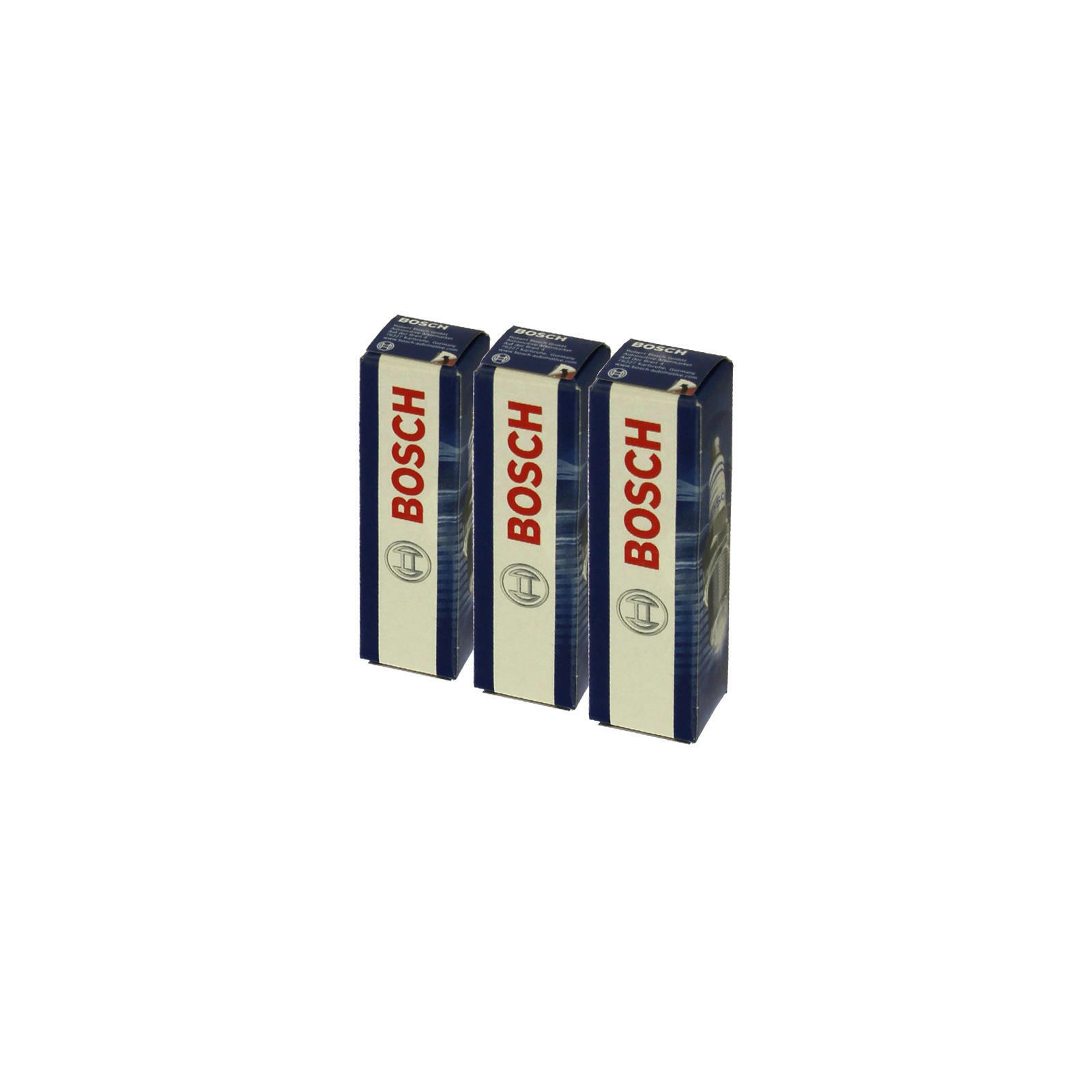 3x BOSCH Z&uuml;ndkerze passend f&uuml;r Mazda 2 1.3 ZJ46 Mazda 3 1.6 MZR Z6 ...