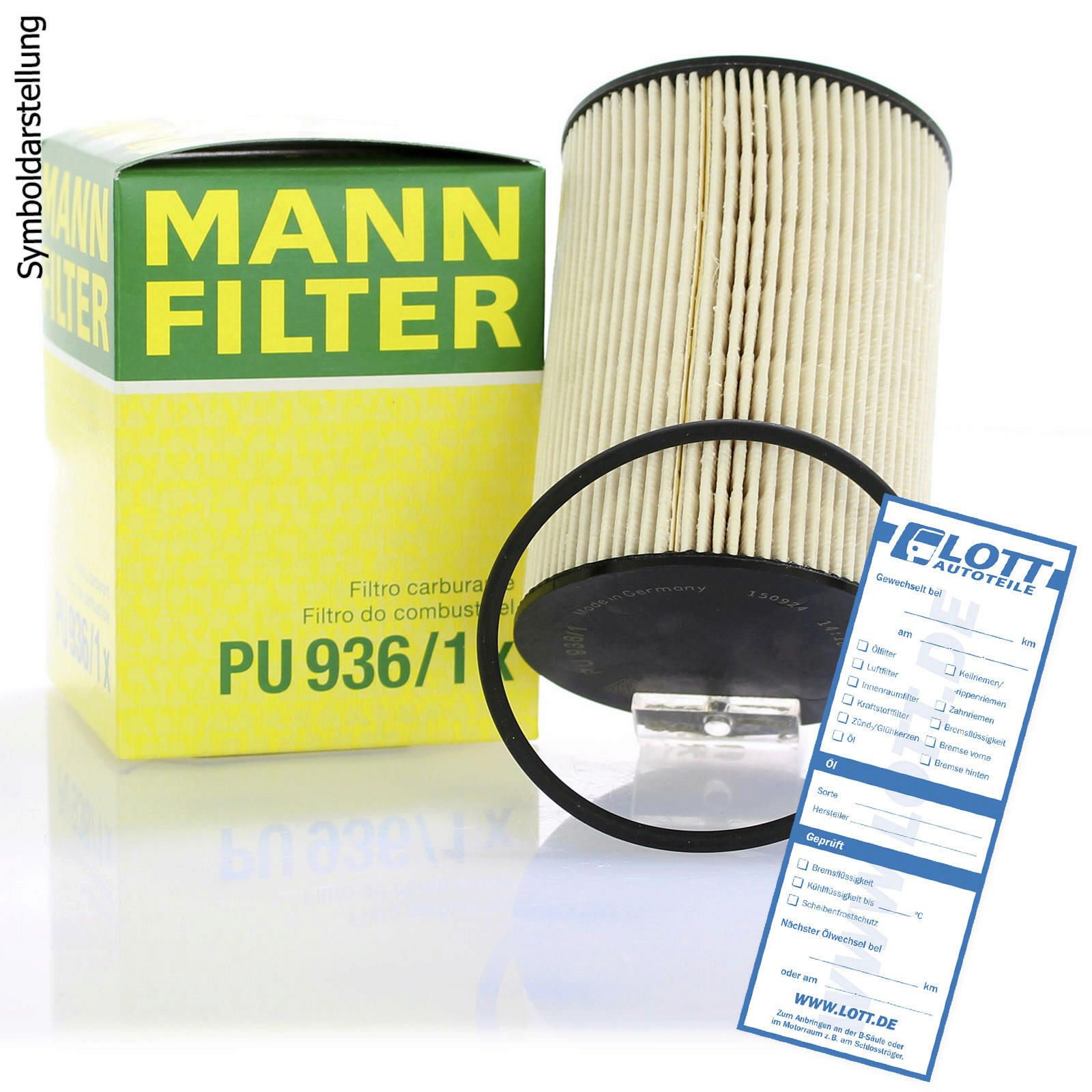 MANN-FILTER Kraftstofffilter PU 941 X