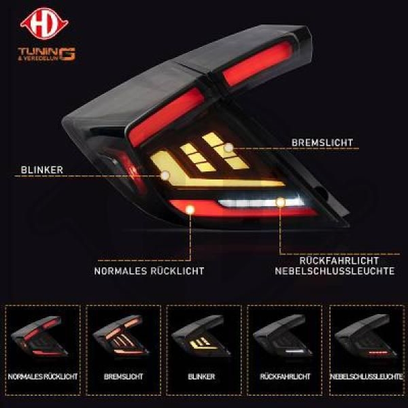 DIEDERICHS Heckleuchtensatz HD Tuning 5210295
