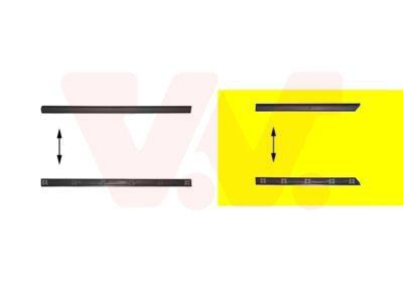 VAN WEZEL Zier-/Schutzleiste, T&uuml;r 5880425