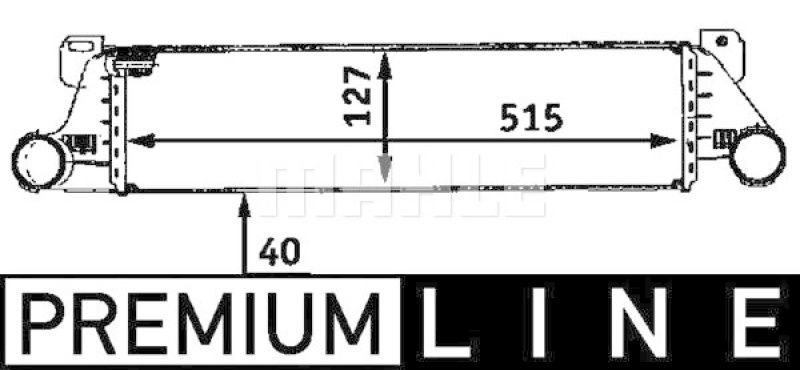MAHLE Ladeluftk&uuml;hler BEHR *** PREMIUM LINE *** CI 49 000P
