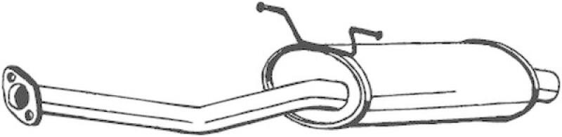 BOSAL Middle Silencer