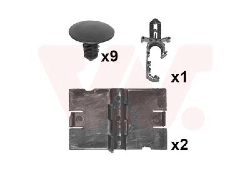VAN WEZEL Montagesatz, Motorhaube 4386797