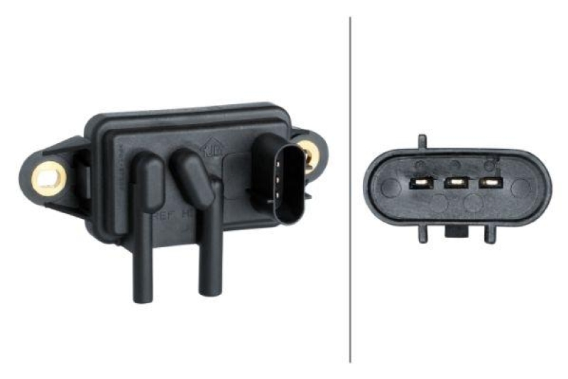 HELLA Sensor, Abgasdruck 6PP 009 409-411