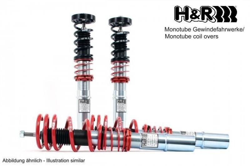 H&R Spezialfedern Fahrwerkssatz, Federn/D&auml;mpfer Monotube Gewindefahrwerk 28602-2