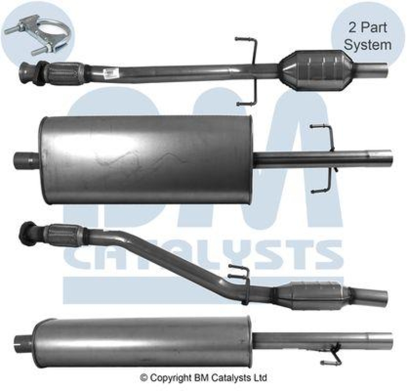 BM CATALYSTS Katalysator Approved BM80098H
