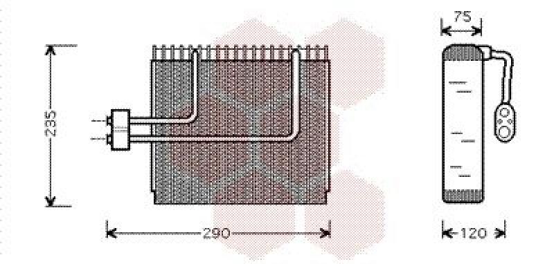 VAN WEZEL Verdampfer, Klimaanlage 8200V002