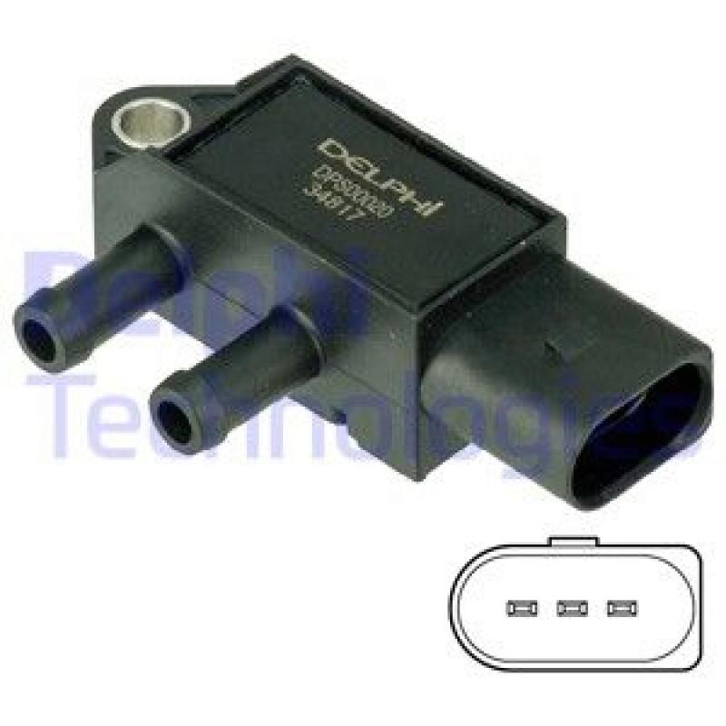 DELPHI Sensor, Abgasdruck DPS00020