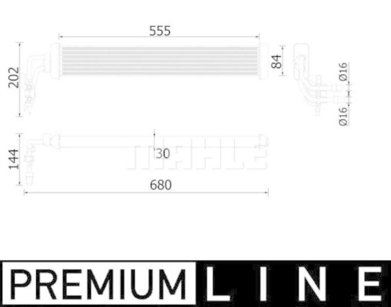 MAHLE &Ouml;lk&uuml;hler, Automatikgetriebe BEHR *** PREMIUM LINE *** CLC 223 000P