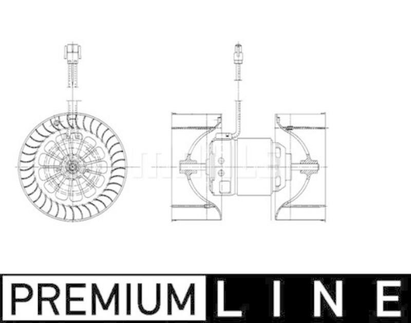 MAHLE Interior Blower BEHR *** PREMIUM LINE ***