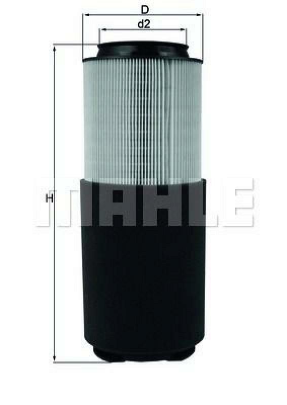 MAHLE ORIGINAL Luftfilter LX 976
