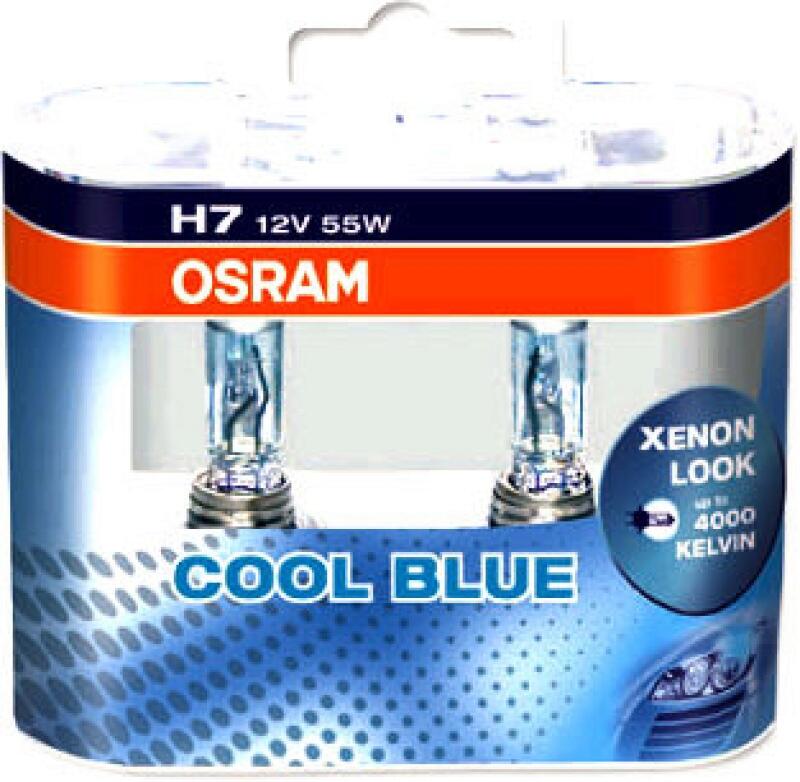 OSRAM H7 Cool Blue Intense Xenon Optik Duo Pack 64210CBI-HCB