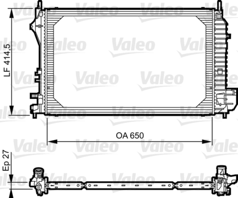 VALEO K&uuml;hler, Motork&uuml;hlung 735083