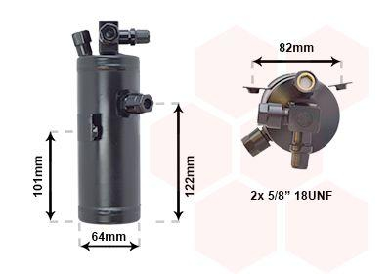 VAN WEZEL Dryer, air conditioning