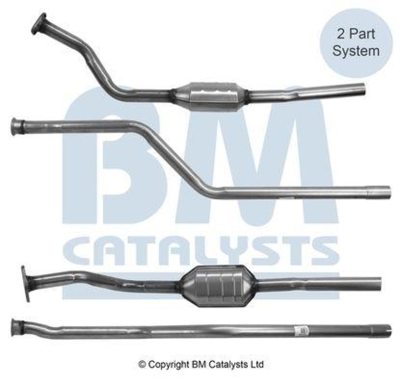 BM Catalysts Katalysator Kat Approved passend f&uuml;r Citroen Xsara Break 1.9 Coupe BM80208H