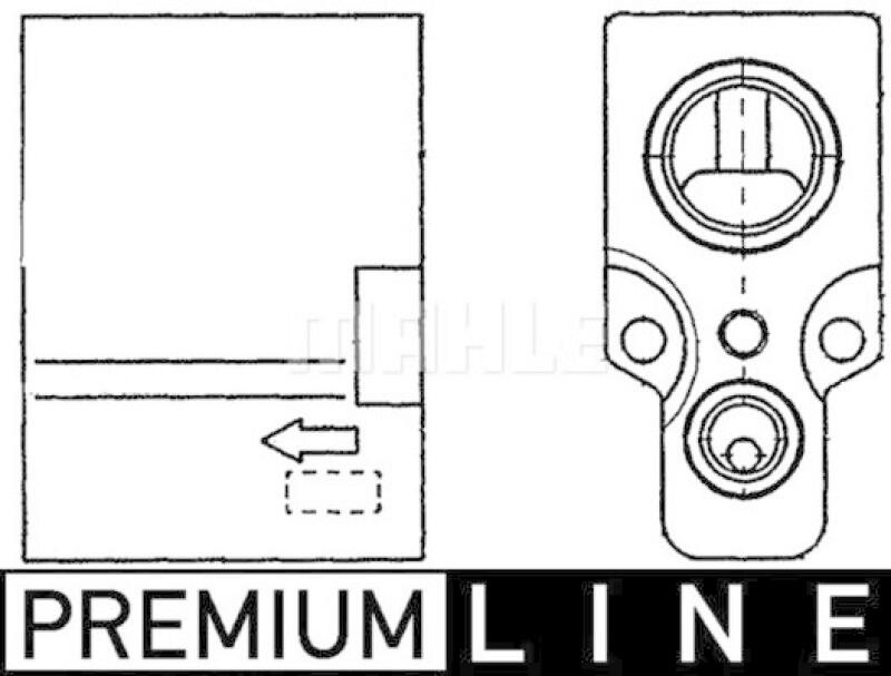 MAHLE Expansionsventil, Klimaanlage BEHR *** PREMIUM LINE *** AVE 63 000P