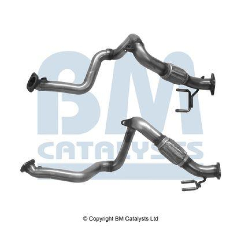 BM Catalysts Abgasrohr Auspuffanlage Vorne passend f&uuml;r VW Tiguan 1.4 TSI 4motion BM50492