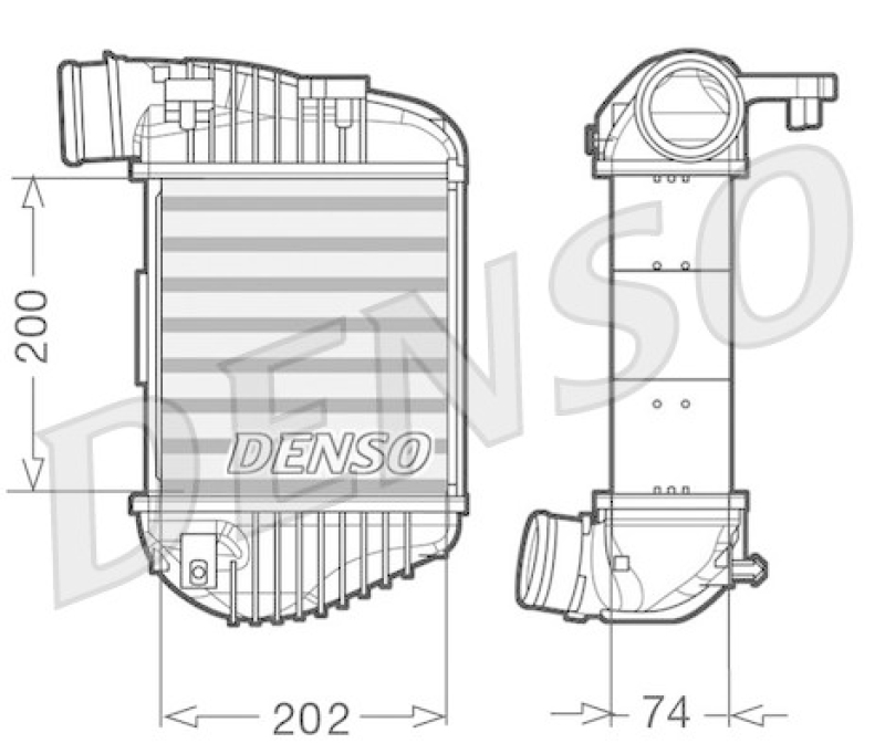 DENSO Ladeluftk&uuml;hler DIT02023
