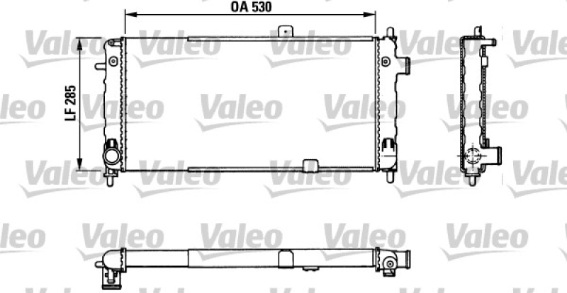 VALEO K&uuml;hler, Motork&uuml;hlung 883771