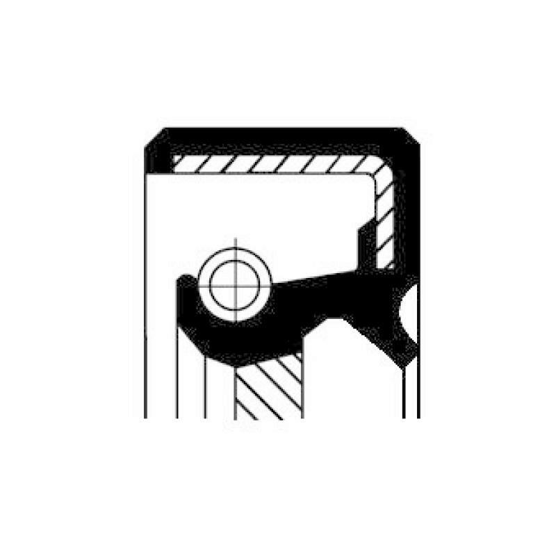 CORTECO Wellendichtring, Kurbelwelle 19026797B