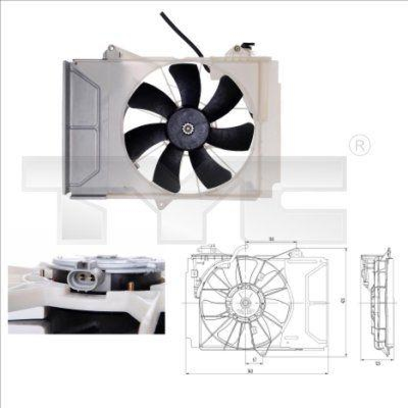 Fan, radiator