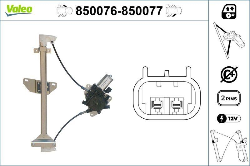 VALEO Fensterheber 850076