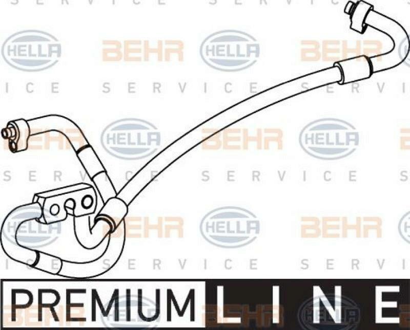 HELLA Hochdruck-/Niederdruckleitung, Klimaanlage BEHR HELLA SERVICE *** PREMIUM LINE ***