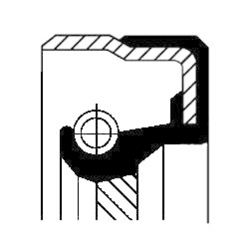 CORTECO Wellendichtring, Differential 01019290B