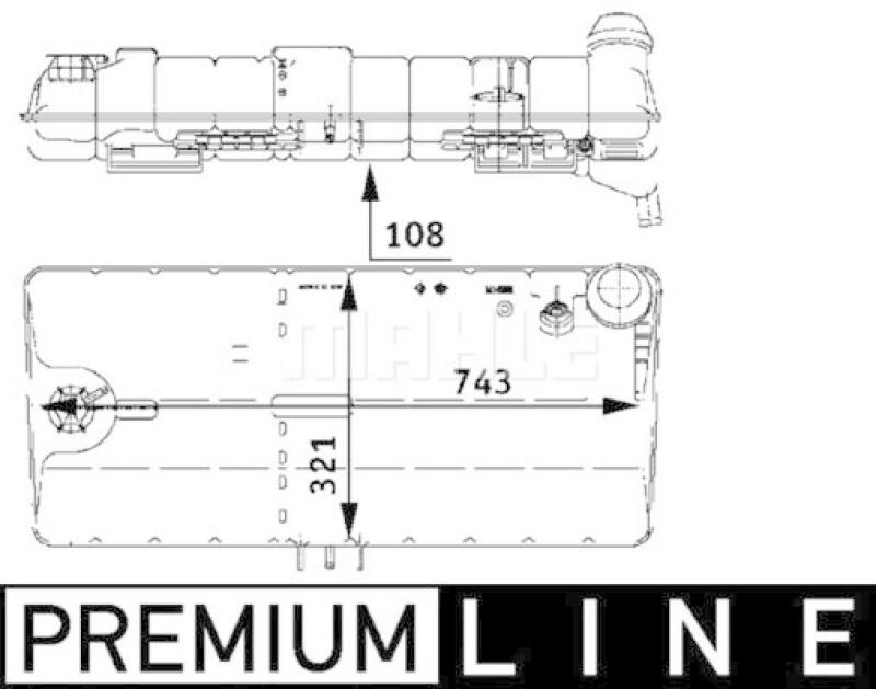 MAHLE Ausgleichsbeh&auml;lter, K&uuml;hlmittel BEHR *** PREMIUM LINE *** CRT 47 000P
