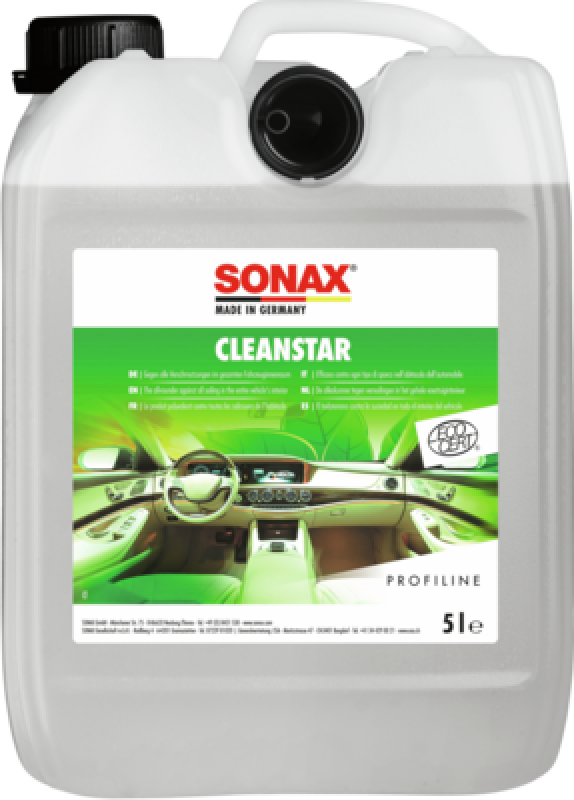 3x 5L SONAX CleanStar Ecocert f&uuml;r Echt-, Acryl-und Plexiglas 02535050