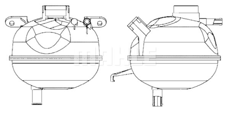 MAHLE Ausgleichsbeh&auml;lter, K&uuml;hlmittel BEHR CRT 7 000S
