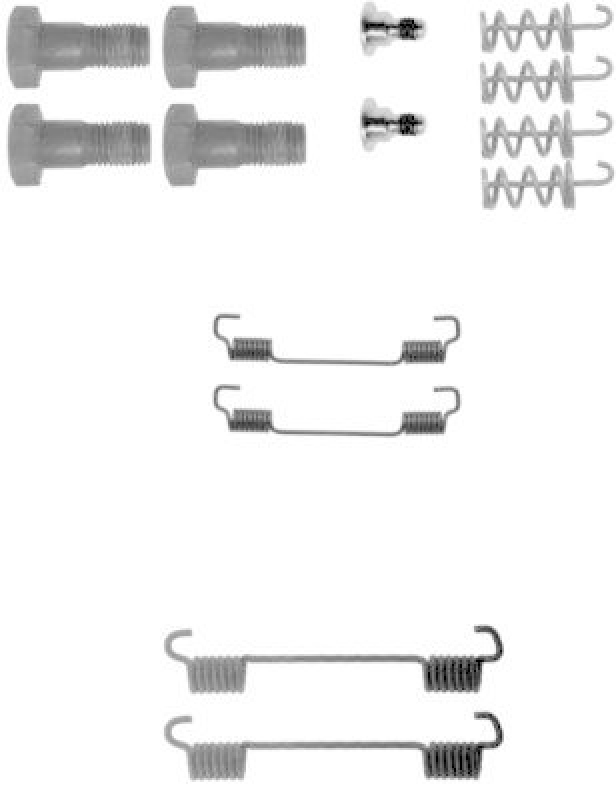 HELLA Zubeh&ouml;rsatz, Feststellbremsbacken 8DZ 355 201-741