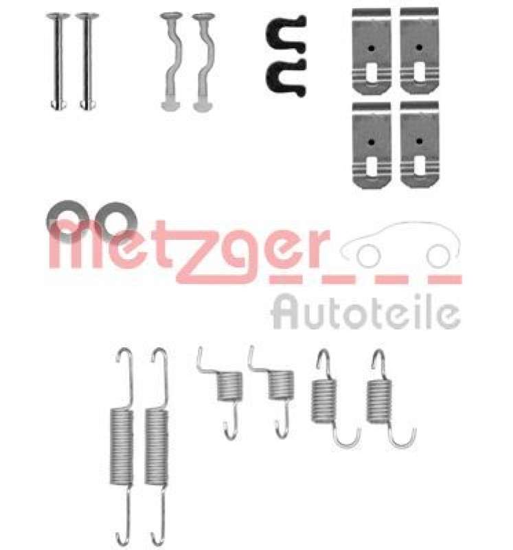 METZGER Zubeh&ouml;rsatz, Feststellbremsbacken 105-0028