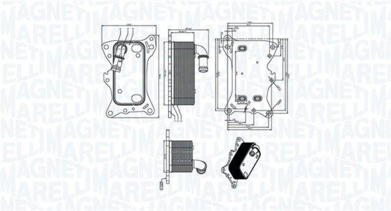 MAGNETI MARELLI &Ouml;lk&uuml;hler, Motor&ouml;l 350300006300