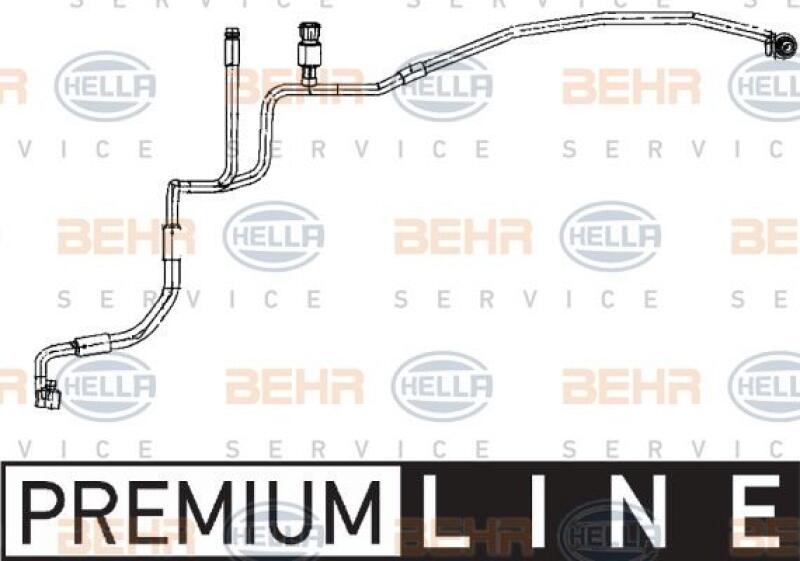 HELLA Hochdruckleitung, Klimaanlage BEHR HELLA SERVICE *** PREMIUM LINE *** 9GS 351 338-271