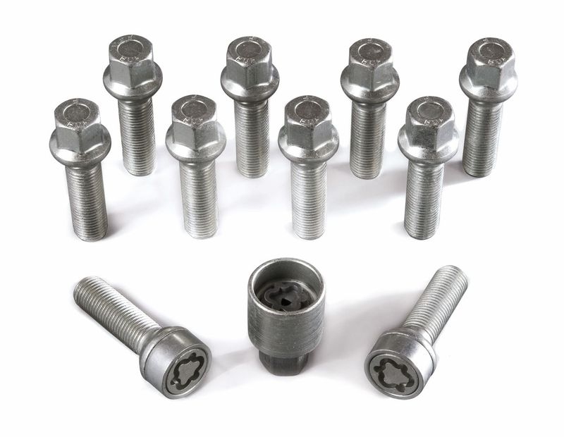 H&R Spezialfedern Radschraube Felgenschloss-Set M14 Kugelbund R14mm 1454302SET